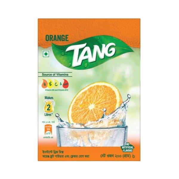 Tang Orange Flavoured Instant Drink Powder 200gm