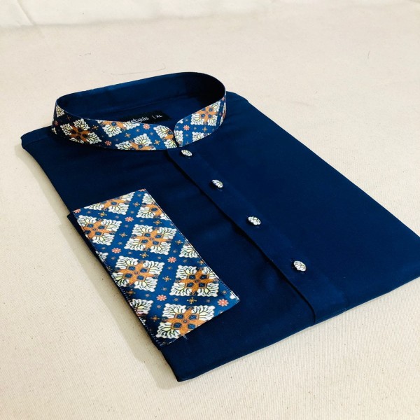 Premium Quality Cotton Panjabi For Men - D003